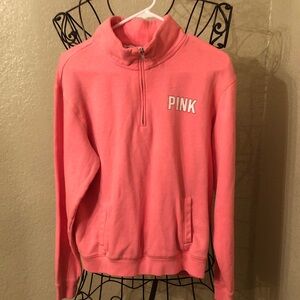 Victoria's Secret Pink Half-Zip Sweatshirt